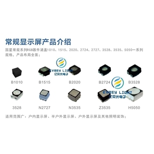 现货 3535七彩灯显示屏灯珠 3535MBAR国星光电3535七彩灯珠