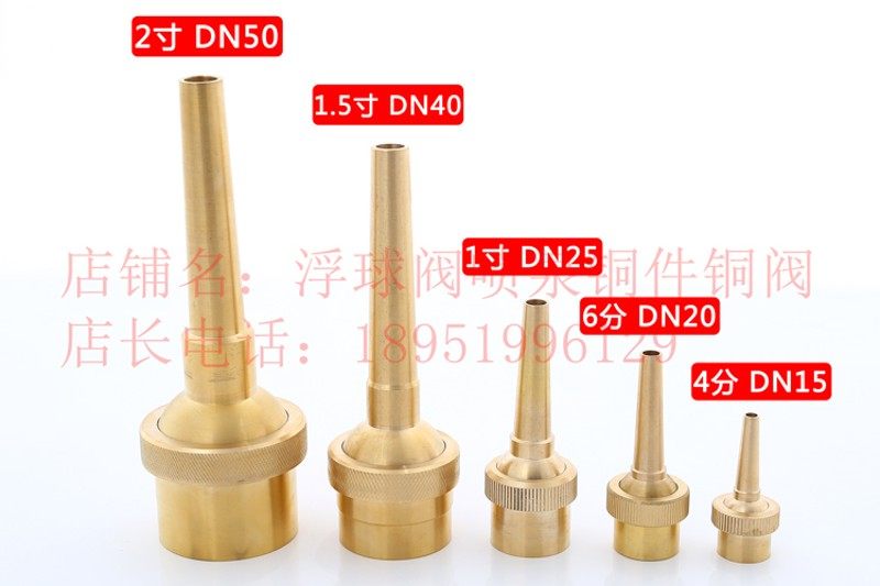 全铜4分6分1寸万向直射可调喷头直流水景喷嘴景观涌泉喷水池鱼池,3C数码配件,USB多功能数码宝,淘宝优惠券,粉丝福利购,淘宝优惠卷