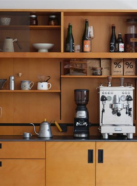 minimore合岁餐边柜北欧日式复古客厅餐厅实木储物柜收纳柜高柜