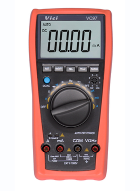 维希Vici 自动量程高精度数字用表VC97  可测电容 频率 温度