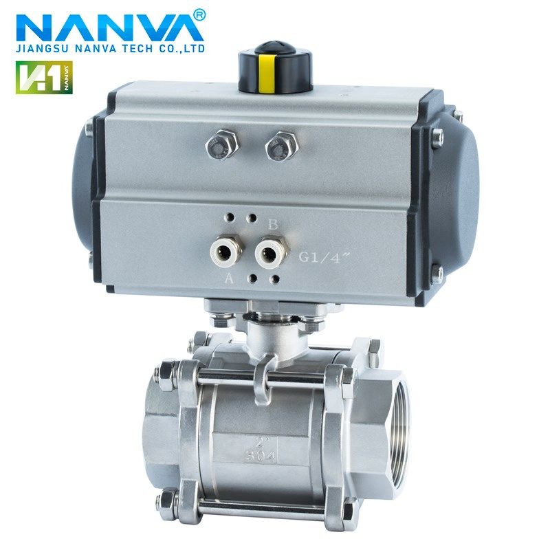 南阀Q611F-16P气动304不锈钢三片式丝口扣球阀DN15202532405065,工业油品/胶粘/化学/实验室用品,实验室漏斗,淘宝优惠券,粉丝福利购,淘宝优惠卷