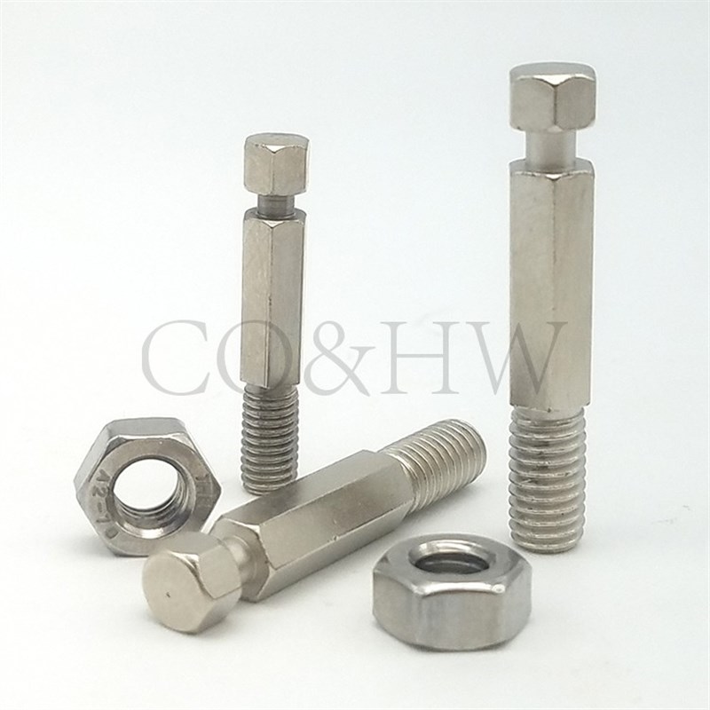 FFK11镀镍拉伸弹簧用支柱六角型PDSPO3/4/5/6/8/10/12/