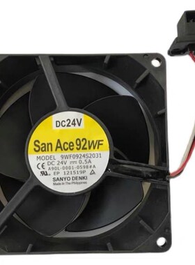 9WF0924S203/S2031/S2041 A90L-0001-0598#B/A 24V发那科防水风扇
