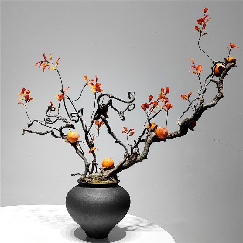 新中式仿真花艺枯木摆件客厅玄关样板间餐桌茶室茶几酒店禅意绿植,鲜花速递/花卉仿真/绿植园艺,洒水/浇水壶,淘宝优惠券,粉丝福利购,淘宝优惠卷