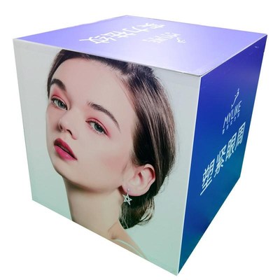 定制广告堆头盒子商场美容院活动展销会广M告宣传瓦楞纸kt板盒子