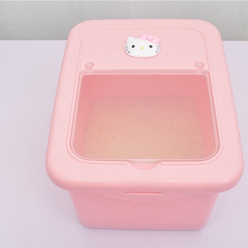 卡通可爱米缸家用装米o桶小号5-10斤带盖桶储米箱小型翻盖神器粉