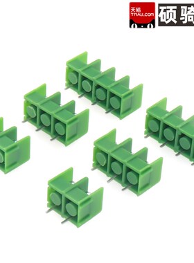 栅栏式接线端子 KF7.62-2/3/4/5/6/7/8/9/10 P 绿色 黑色 插头