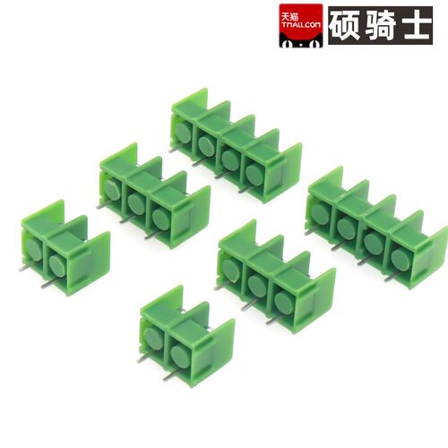 栅栏式接线端子 KF7.62-2/3/4/5/6/7/8/9/10 P 绿色 黑色 插头