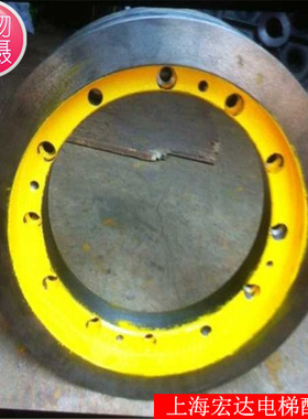 星玛 蒂森 通润 大通 主机曳引轮 405直径5槽钢丝绳10 全新现货