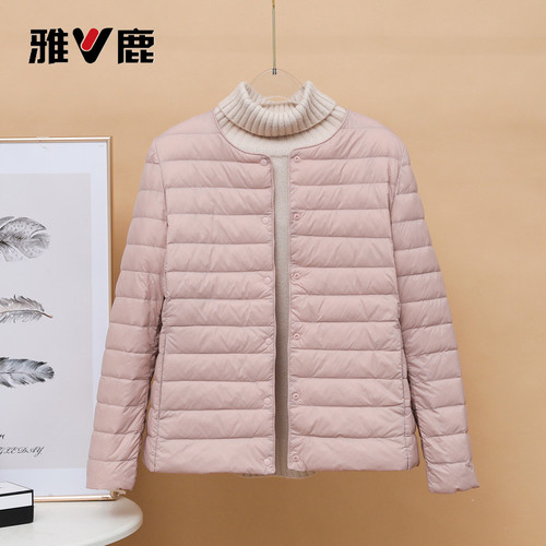 雅鹿轻便舒适休闲羽绒服内胆