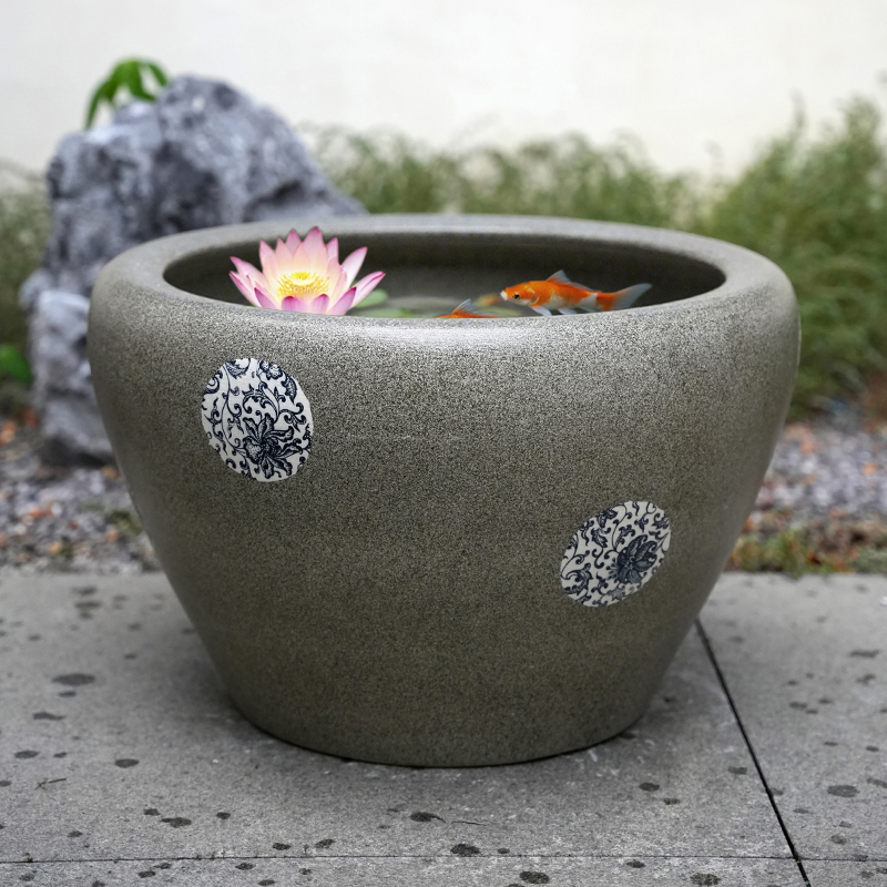 景德镇陶瓷庭院大缸水缸荷花盆缸