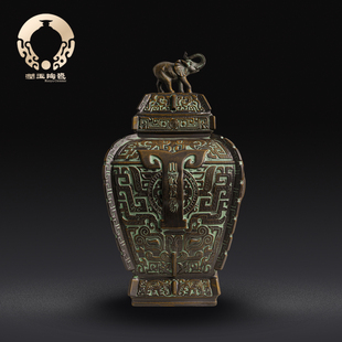 景德镇陶瓷酒瓶5/10斤装万象樽空瓶子家用白酒壶存酒专用山河万象