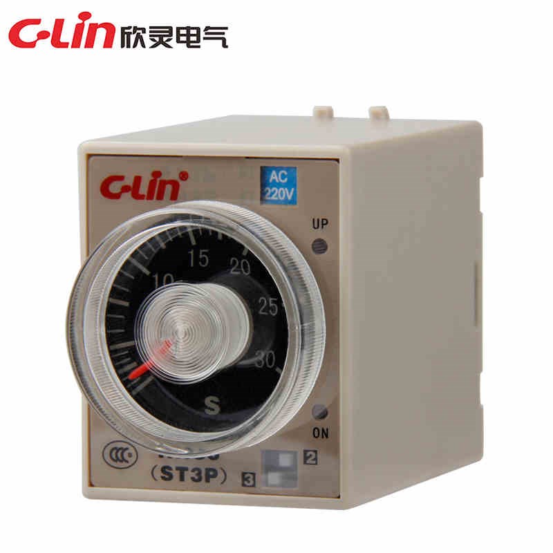 欣灵HHS5G-D ST3PG-D 时间继电器 释放延时 10s 100s 10m 60m