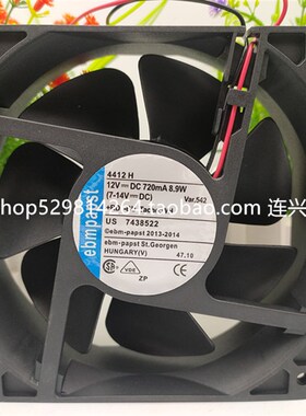 全新ebmpapst风扇TYP 4412 2N/N/H/FM/2H/FMD/FNH/M/FML/F