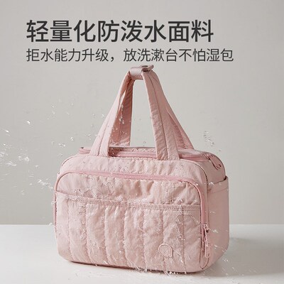 阿季新款化妆包女士大容量手提分区收纳包旅行出差干湿分离洗漱包