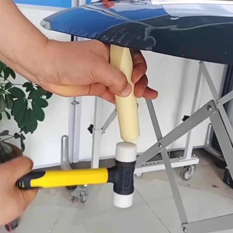 汽车钣金凹陷修复敲击板牛津垫板数据复原无痕车身修复砸棒尼龙锤