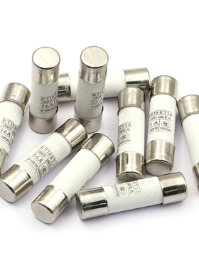 R015熔断器 RO15陶瓷保险丝管10X38 RT18 1A 2A 3A 5A 6A 10A 32A