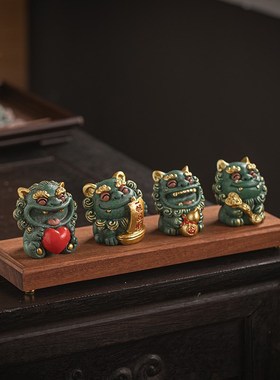 国潮创意文创万事顺心办公室桌面摆件商务公司中国特色礼品伴手礼