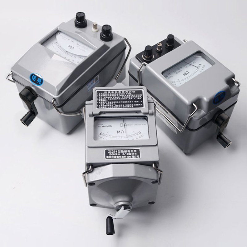 祥瑞德zc25-3-4-7-11d电工摇表500v兆欧表1000绝缘电阻测试仪揺表