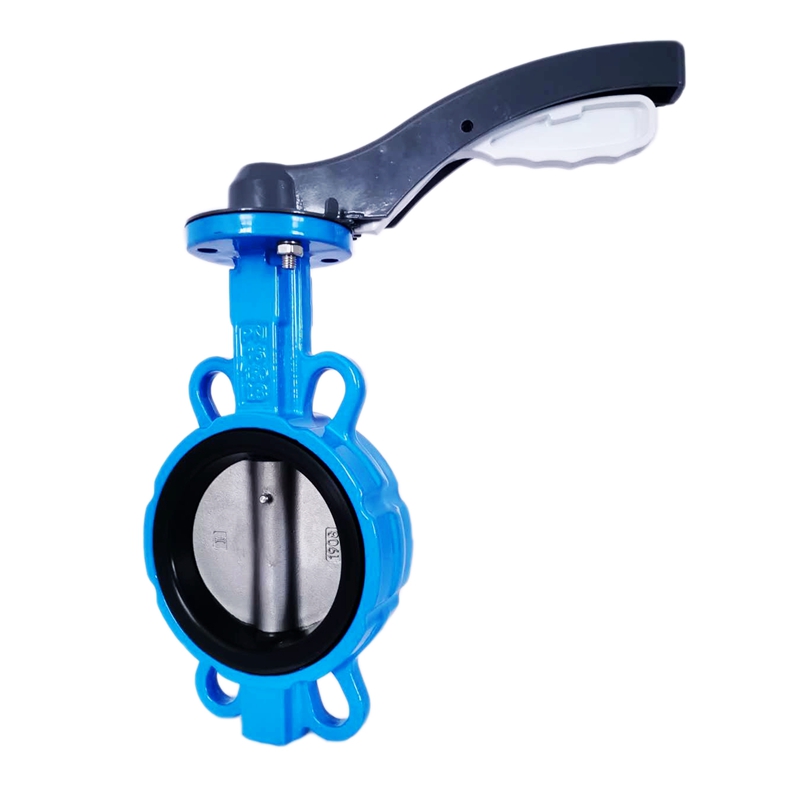D71X-10 16手动对夹式蝶阀 DN40 50 65 80 100 200铝合金手柄阀门