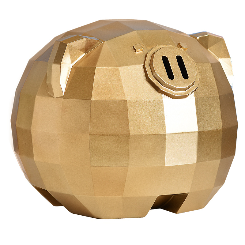 网红款成人储蓄罐储钱罐猪存钱罐儿童男孩女孩大容量创意只进不出