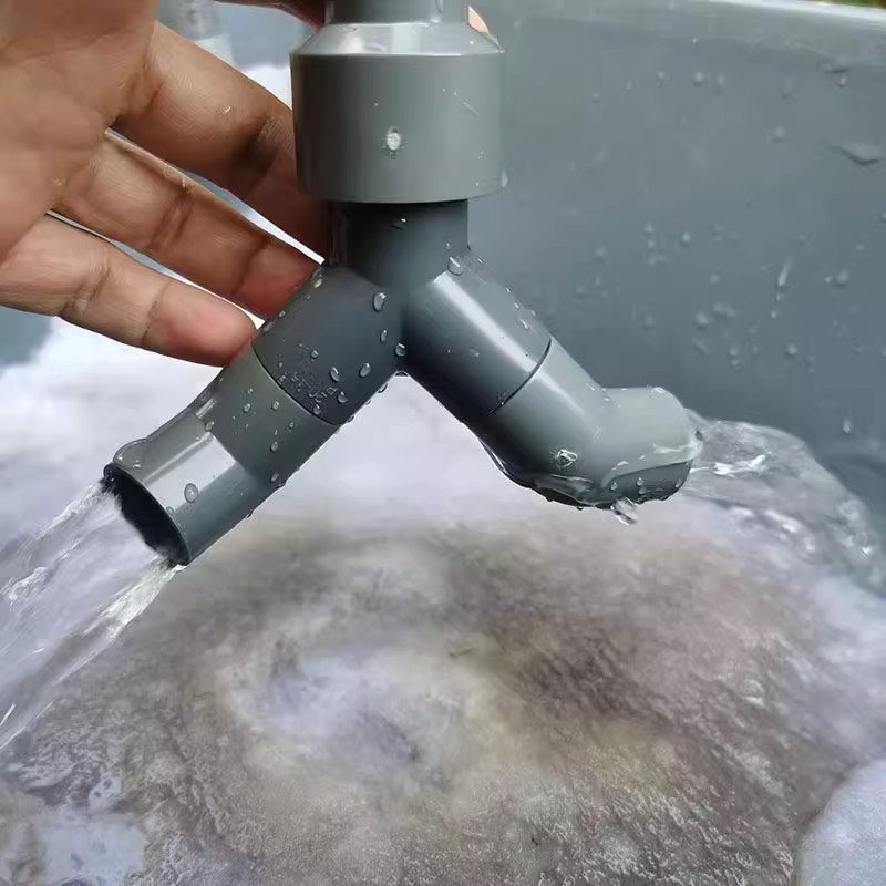 鱼缸出水口自动旋转出水口Y型万向直角斜口造流水管接口造浪接头