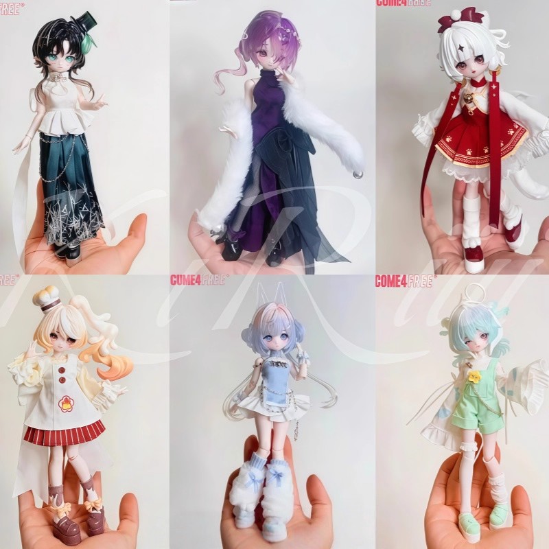 正版米甜三代运势小签灵bjd盲盒