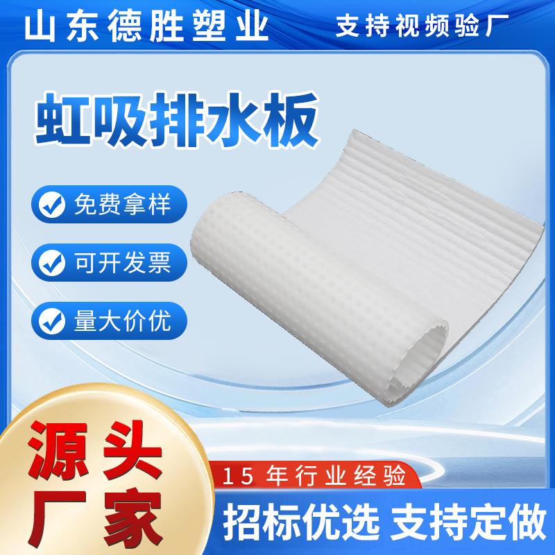 车库顶板覆布排水板高分子防护排水异型片虹吸抗压网格透水