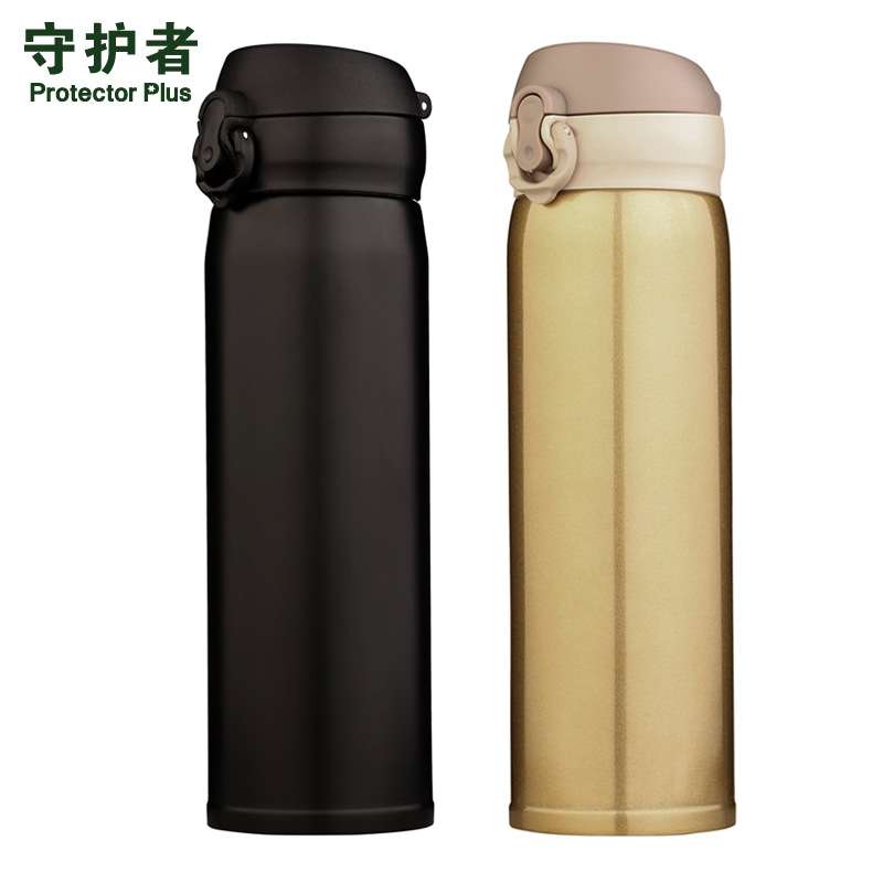 500ml不锈钢保温杯轻量杯 一键开启保温杯运动弹跳保温水壶可刻字