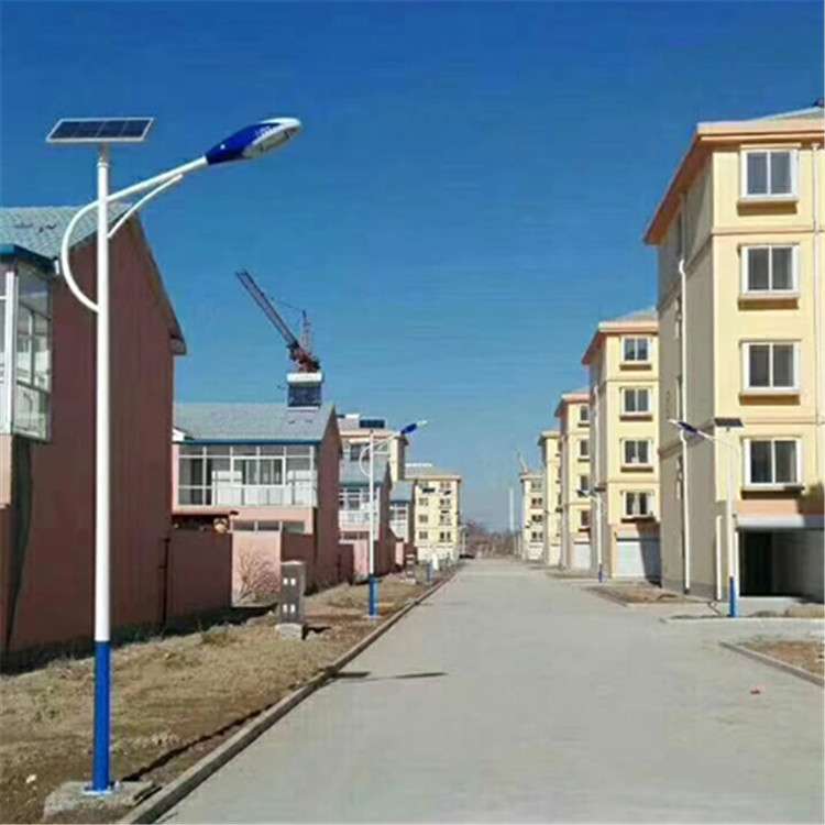 厂家供应太阳能LED路灯  太阳能路灯杆配件 A字臂6米太阳能灯