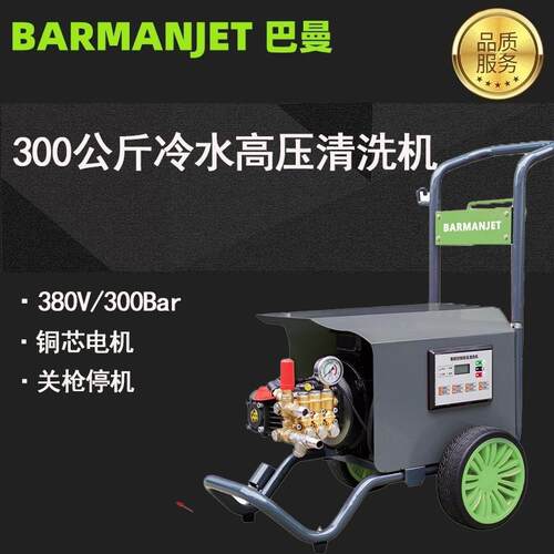 300公斤冷水高压清洗机BM301 380V大功率冲洗机 工厂车间用 强