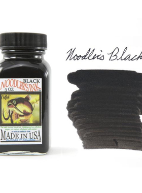 现货鲶鱼钢笔绘画书写防水墨水黑色系永恒黑鳗鱼黑黑暗之心90ml