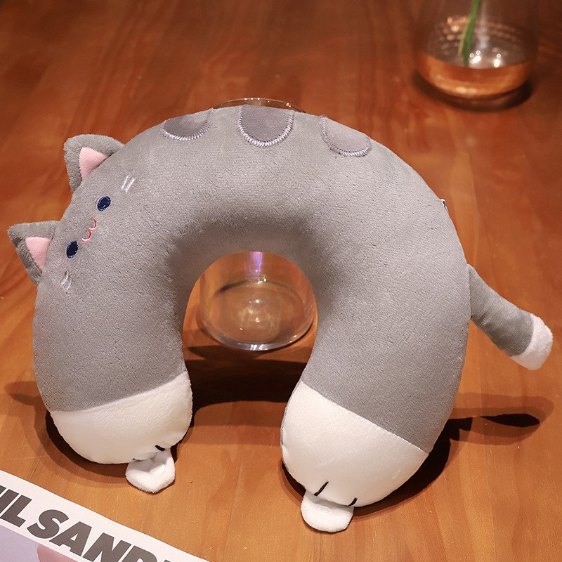 记忆棉u型枕头护颈枕卡通v飞机旅行头枕颈部靠枕车用学生颈椎枕头