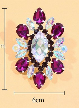 欧美夸张宴会礼服宝石开口戒指指环女时尚百M搭个性夜店演出配饰