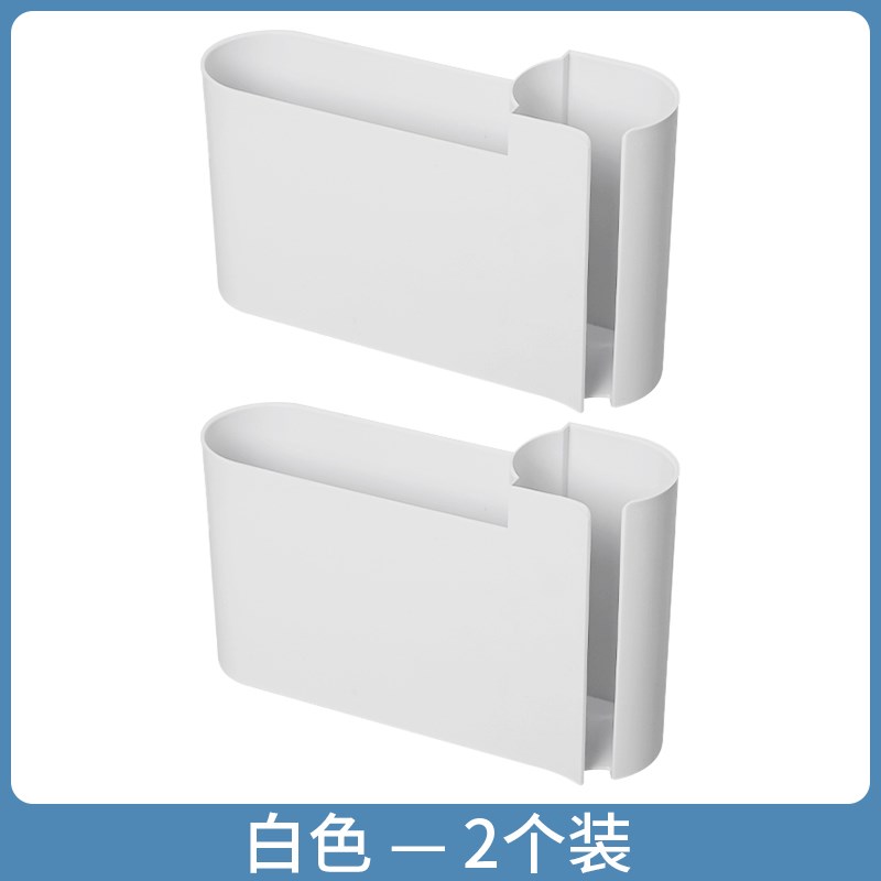 垃圾袋收纳架家用厨房橱柜壁挂式免打孔大容量Q塑料袋抽取盒置物