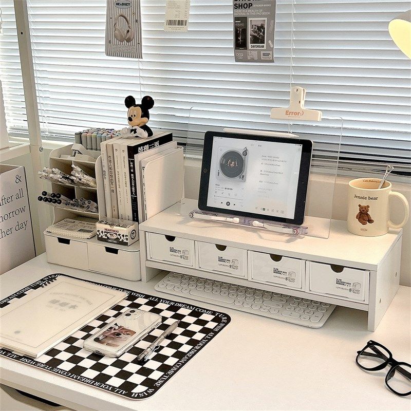 双层笔记本电脑架书桌公室台式显示器支架收纳架桌面置物架,玩具/童车/益智/积木/模型,毛绒/玩偶/公仔/布艺类玩具,淘宝优惠券,粉丝福利购,淘宝优惠卷