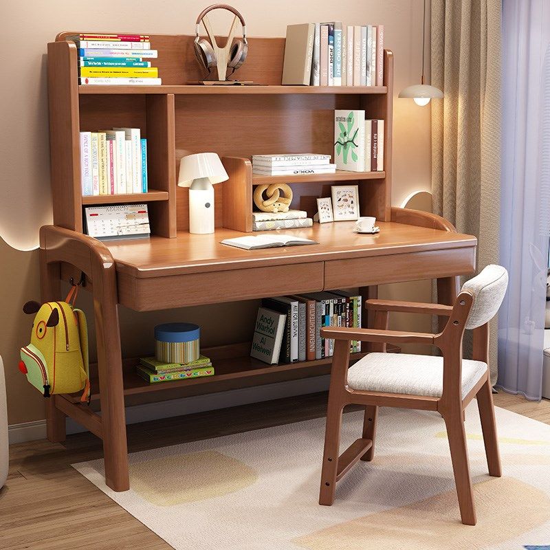电脑桌家用实木书桌书架一体桌现代简约卧室靠墙可升降儿童学习桌,橡塑材料及制品,橡胶管,淘宝优惠券,粉丝福利购,淘宝优惠卷