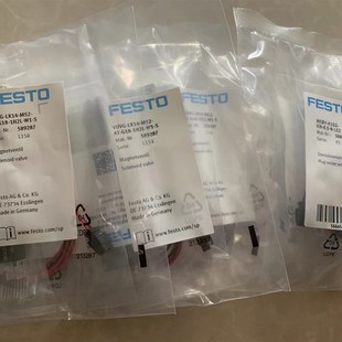 M52 8042563 VUVG 589287 LK14 1H2L 全新FESTO电磁阀 G18