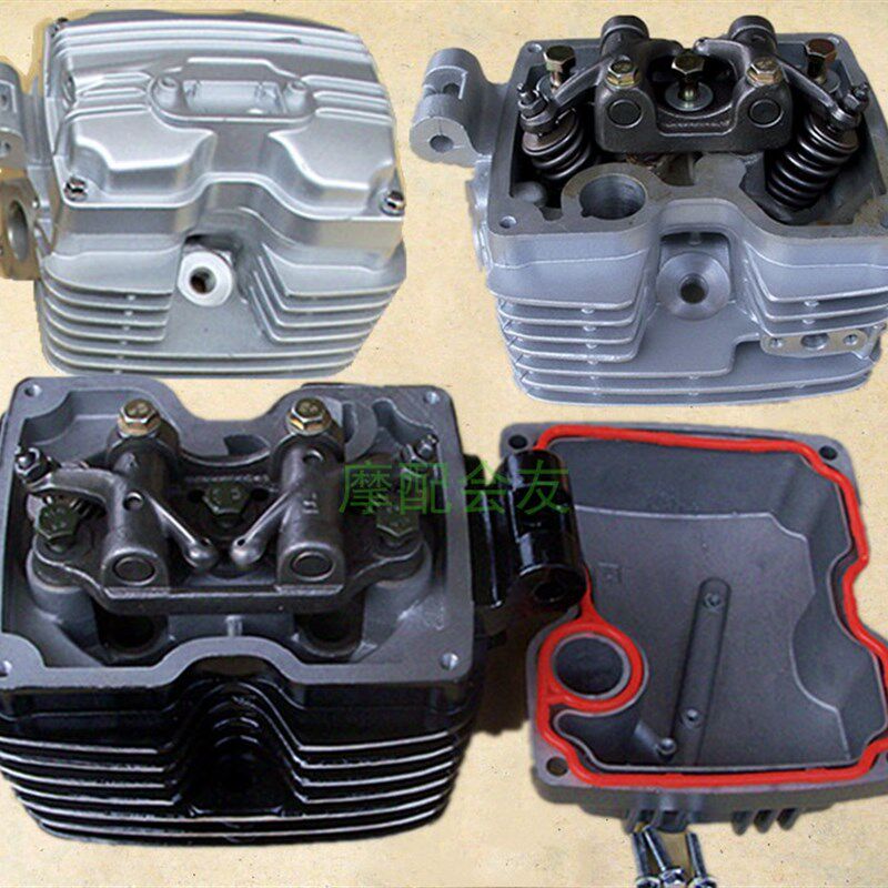 摩托车CG125力帆CG150珠江175方形宗申国2欧三顶杆机排气缸头