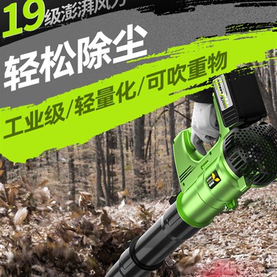 充电式鼓风机强力吹风机大功率工业用锂电无线吹灰机吹灰尘吹树叶