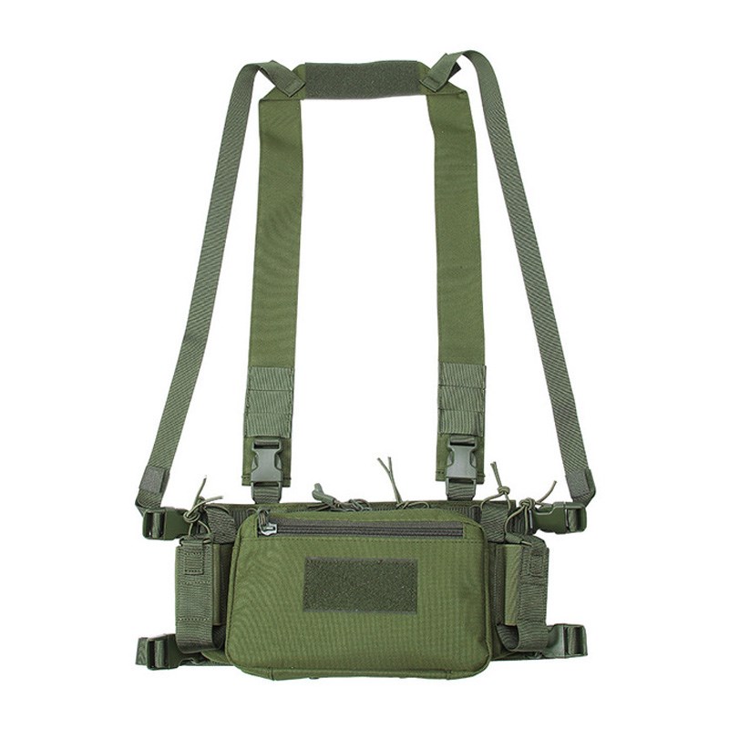 海豹突击队户外行动版多功能战术胸挂 迷彩轻便快反携带装具肚兜