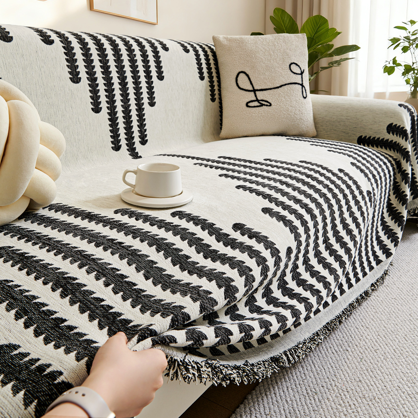 【ins风四季款】客厅全包沙发巾