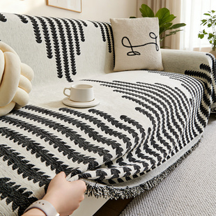 龙憩阁ins风沙发巾一整张全盖四季 万能沙发套客厅全包沙发布 新款