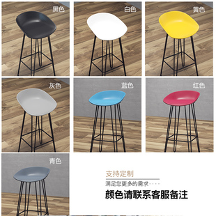 北欧家用吧台桌椅简约靠墙吧台实木长条高脚桌椅酒吧桌咖啡厅桌椅
