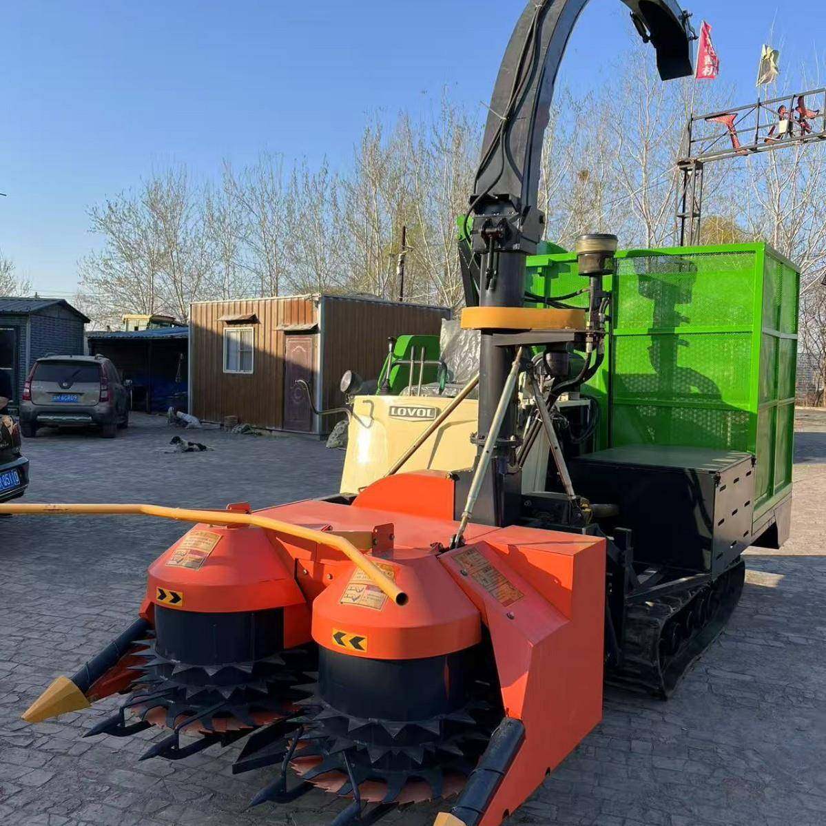 履带式圆盘青储机小型牧草秸秆粉碎一体机厂家直发青贮机山区丘陵,农机/农具/农膜,收割机械,淘宝优惠券,粉丝福利购,淘宝优惠卷