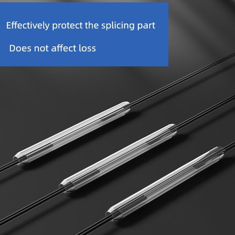 光纤热缩管熔接保护套光纤裸纤保护管光缆热熔管不锈钢针单芯60mm