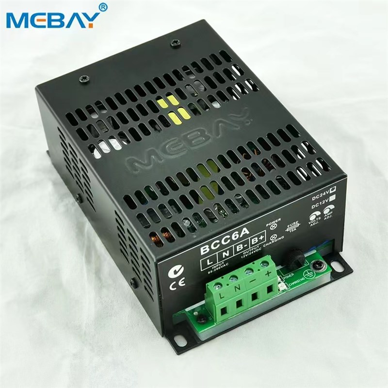 众智SmartGen通用BAC06A柴油发电机组电瓶12/24V智能浮充充电器