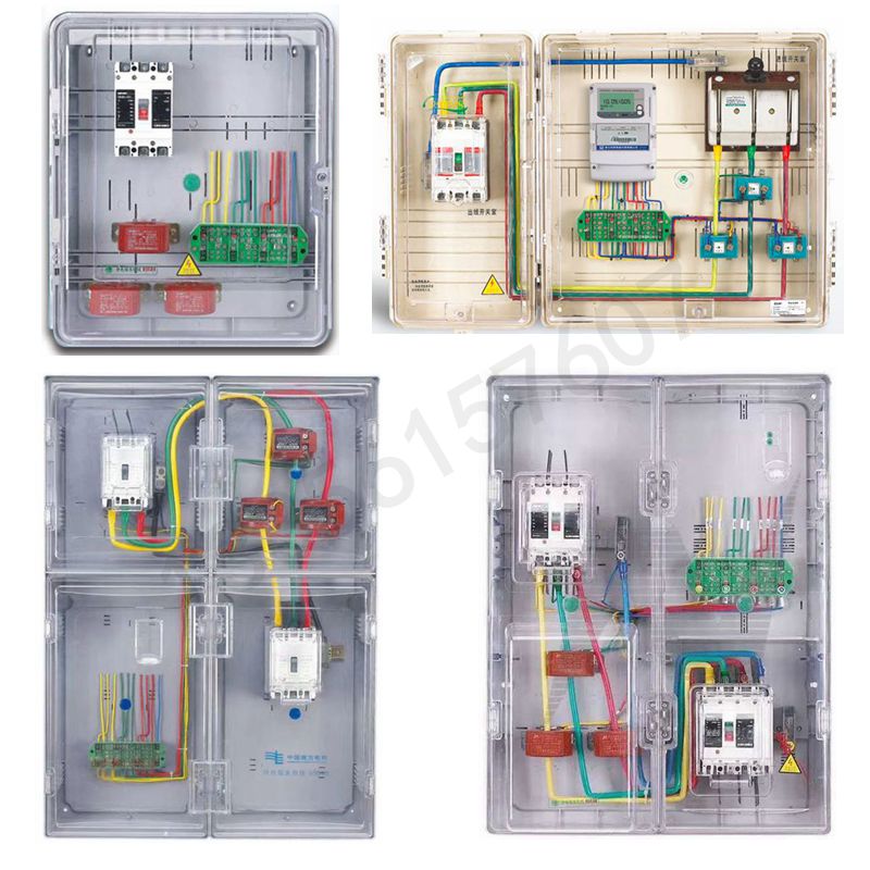 户外防水三相透明电表箱 多功能动力箱CT箱互感器光伏配电箱380V