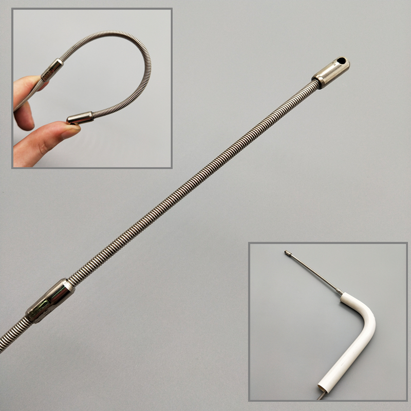 穿线器台湾weeber威也弹簧穿线器引线器拉线器电工暗装管90度直角