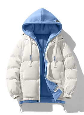 LN奥特莱斯新款冬男女羽绒棉衣果蔬收纳袋情侣加厚宽松外套送人款